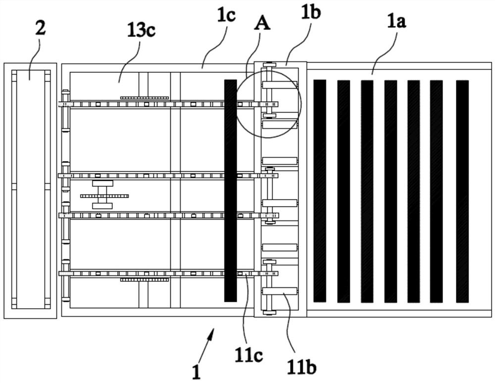 Building template processing production line