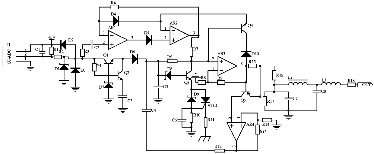 Performance test device based on anti-ferroelectric material