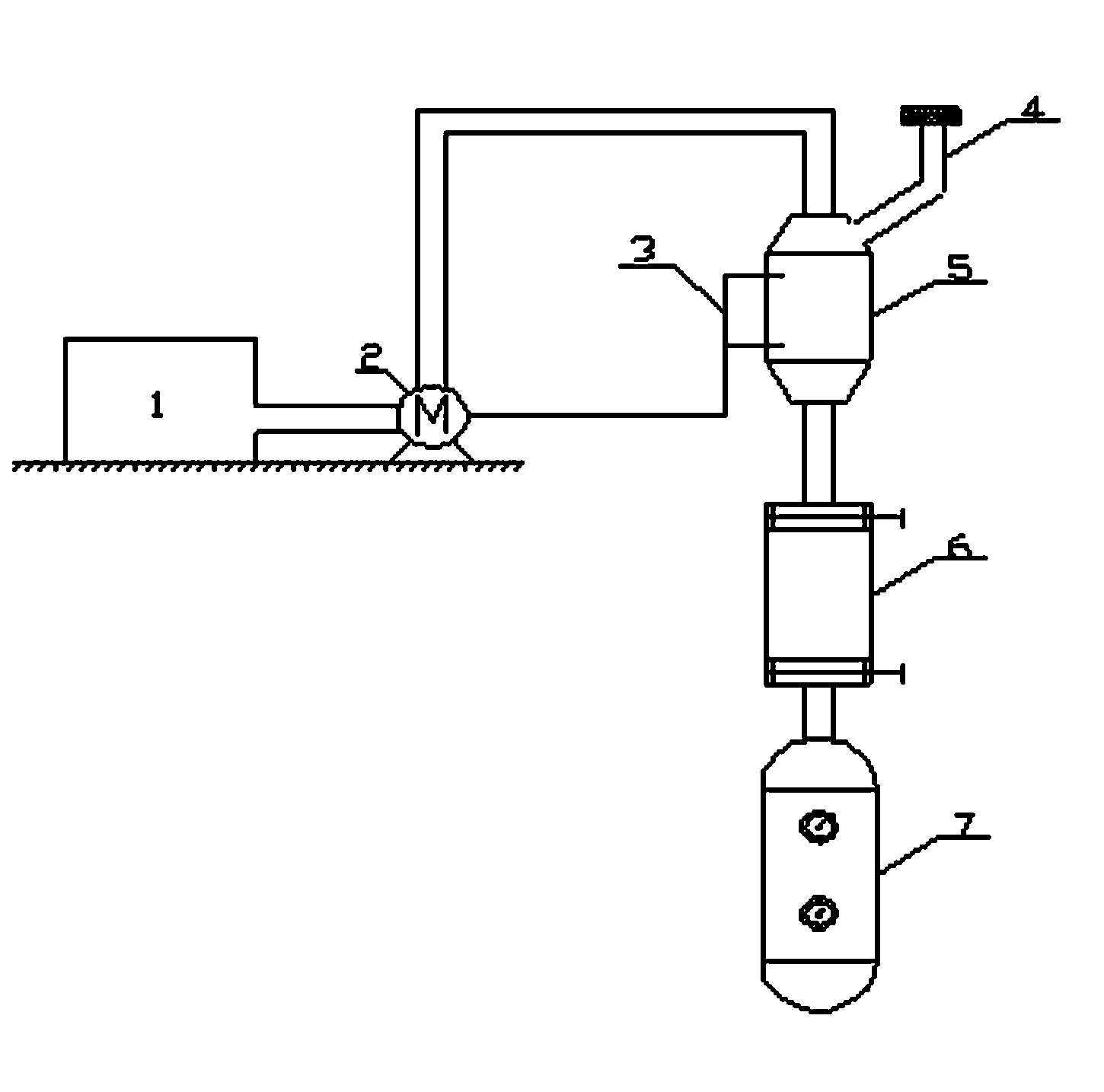 Device for preventing active carbon diffusion in grease decoloring