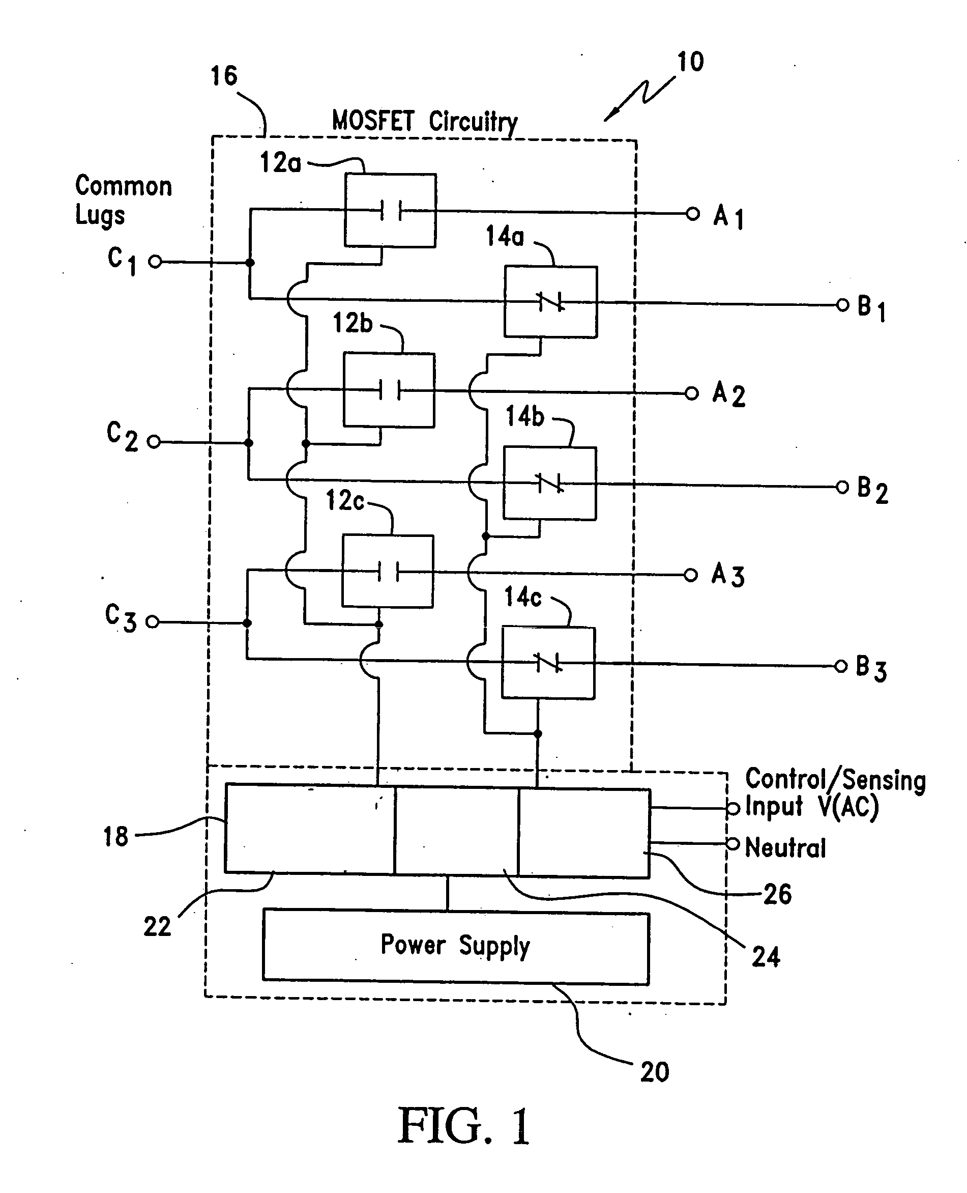 Driver system for MOSFET based, high voltage, electronic relays for AC power switching and inductive loads
