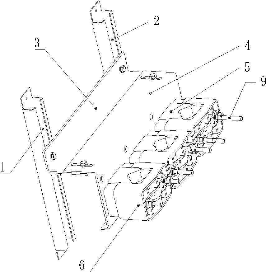 Cable fixing clamp and cable fixing device employing cable fixing clamp