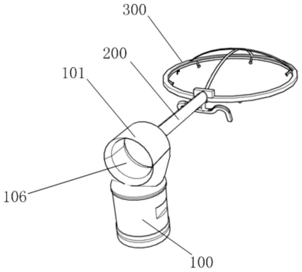 Hair cap type hair dryer