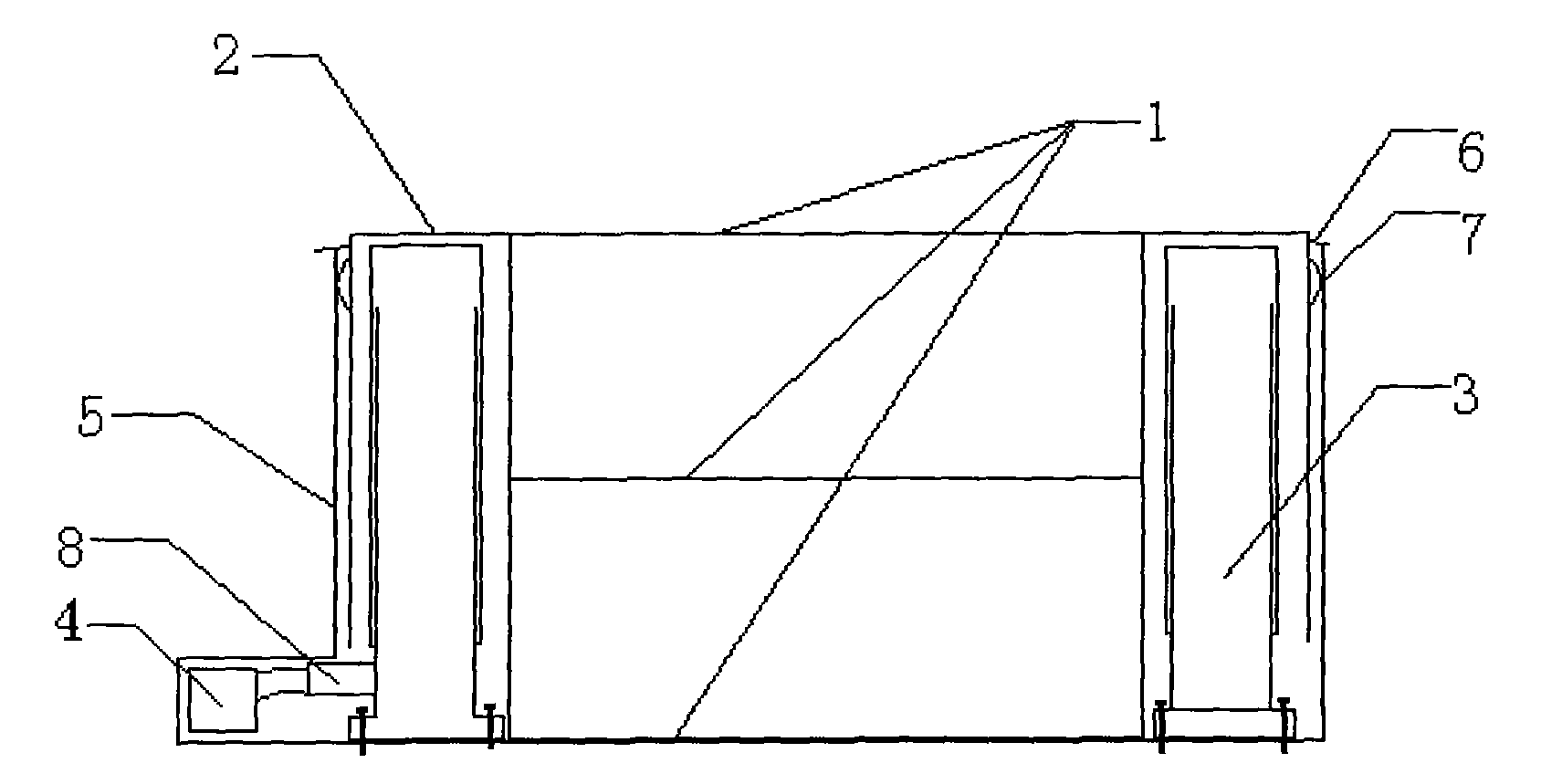 Submarine three-dimensional parking device