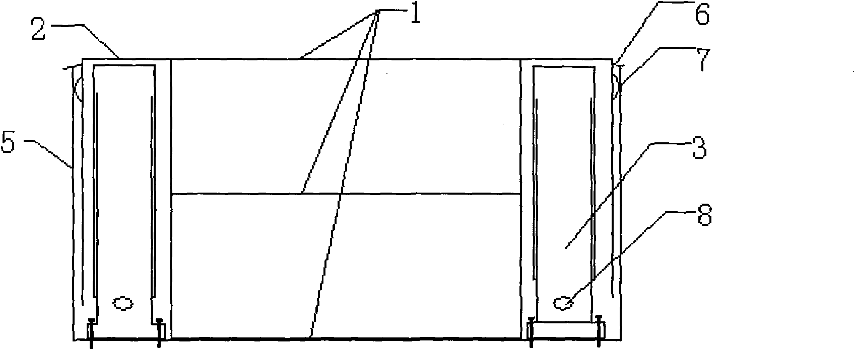 Submarine three-dimensional parking device