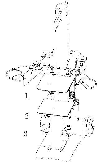 Rotary working table of vertical wood splitting machine