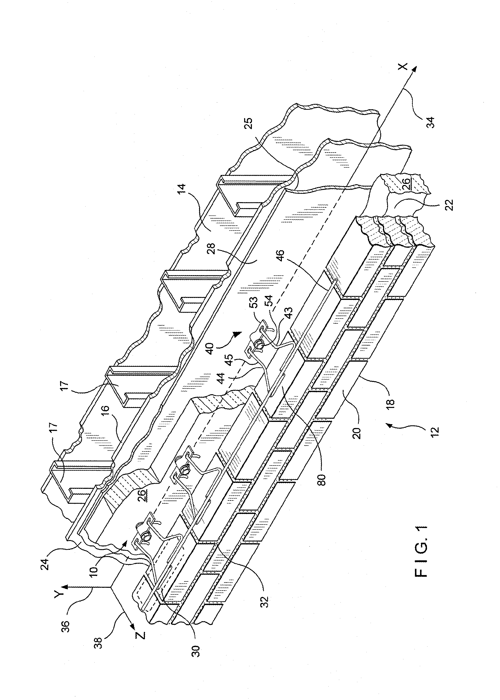 Thermally isolated anchoring system