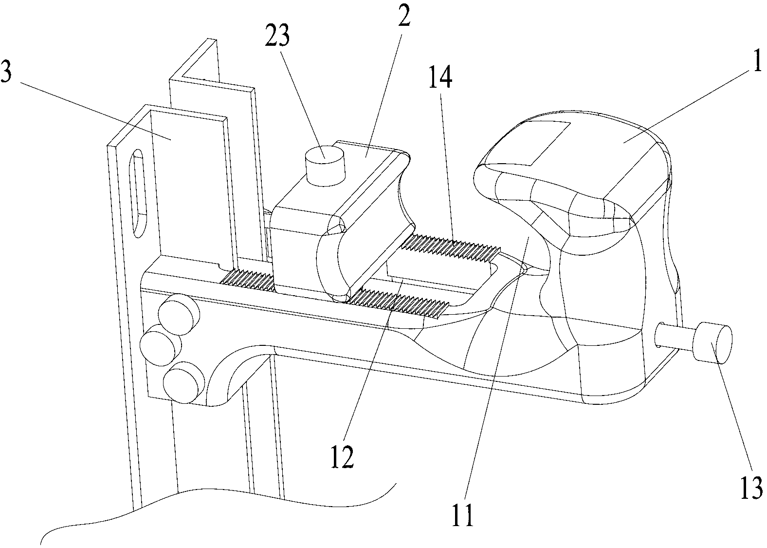 Device for quickly mounting cable