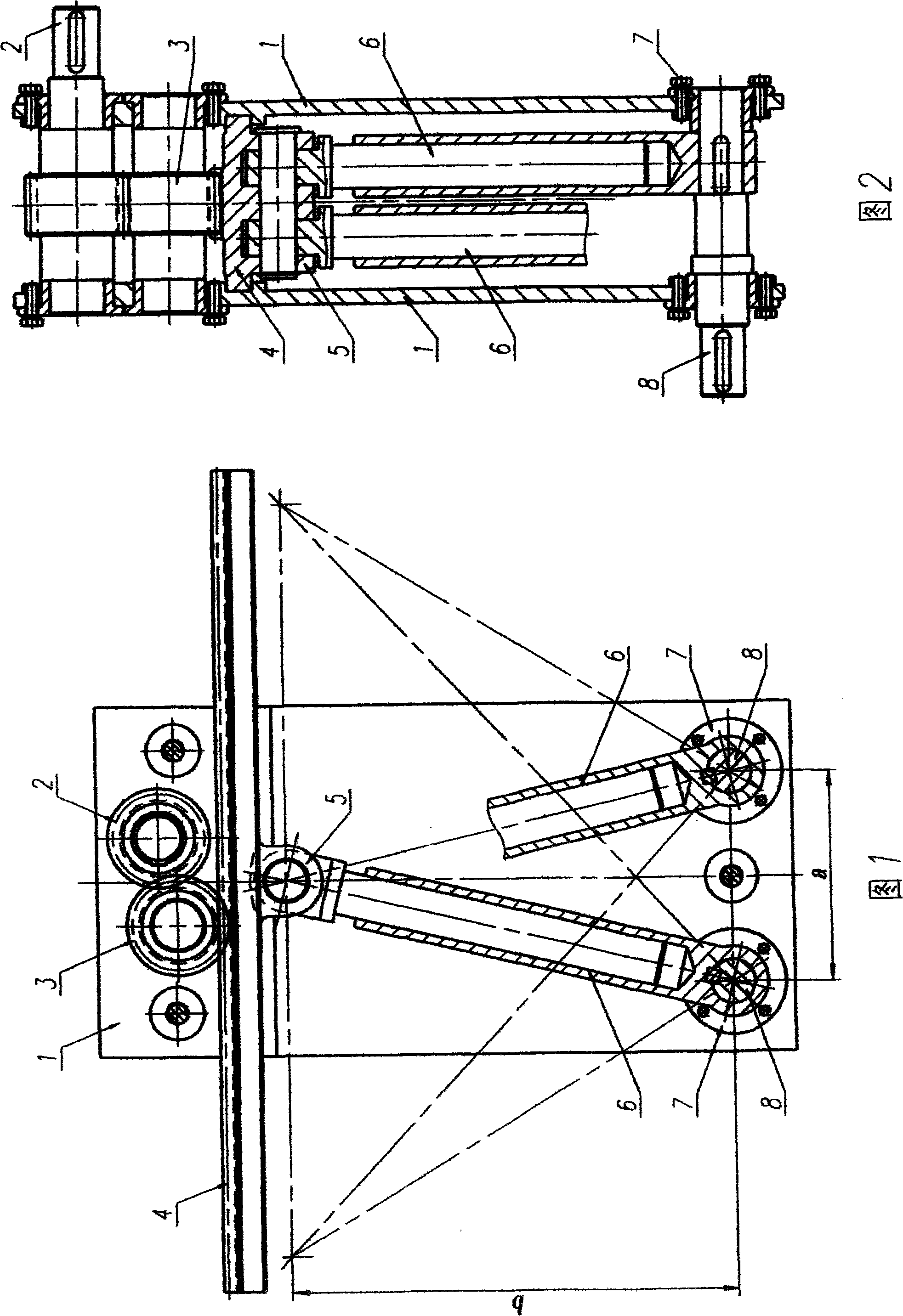 Car steering linkage mechanism