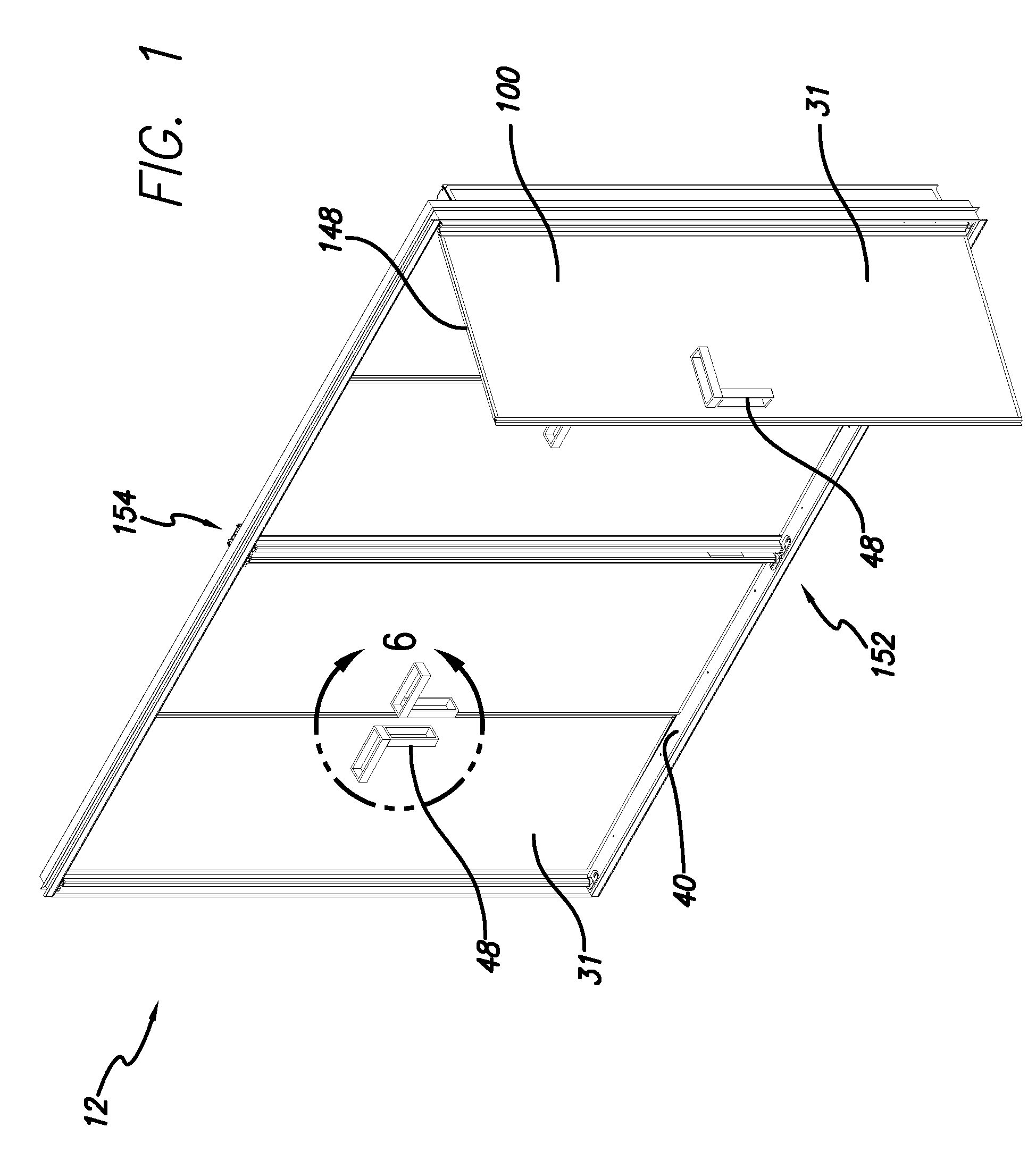 Refrigerator door construction including a laminated package