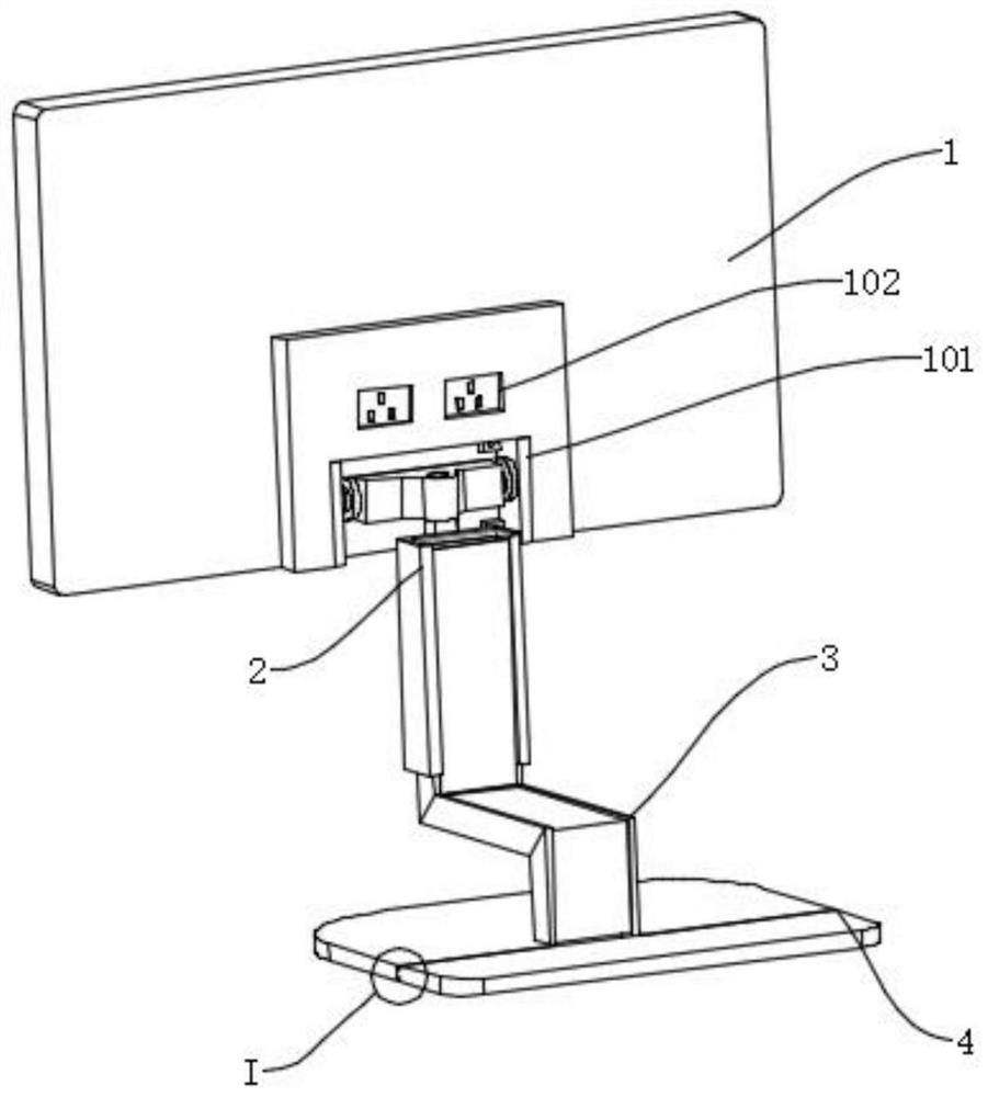 Adjustable display for electronic communication