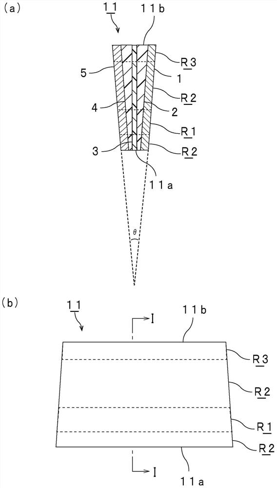 Intermediate film for laminated glass, laminated glass, and method for installing laminated glass