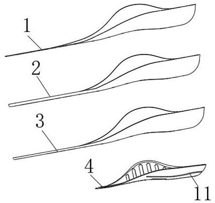 Foot pad for adjusting stress of different human bodies