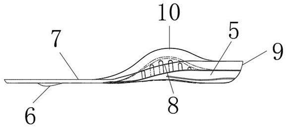 Foot pad for adjusting stress of different human bodies