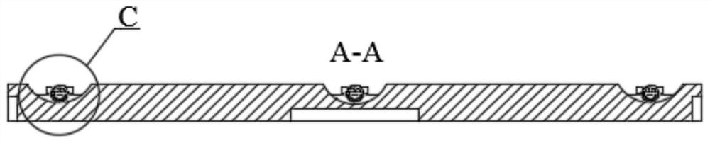 Detection target plate for time-of-flight mass spectrometer and fixing method