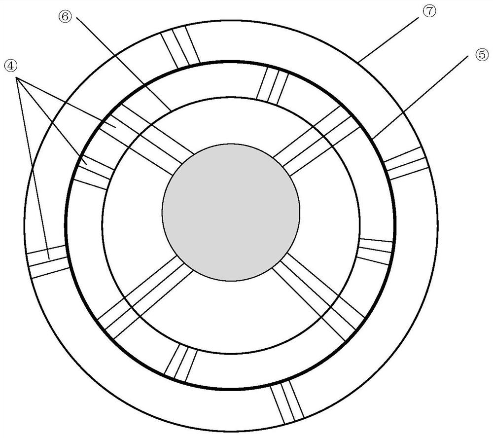 Integrated afterburner for preheating double-oil-way annular flame stabilizer