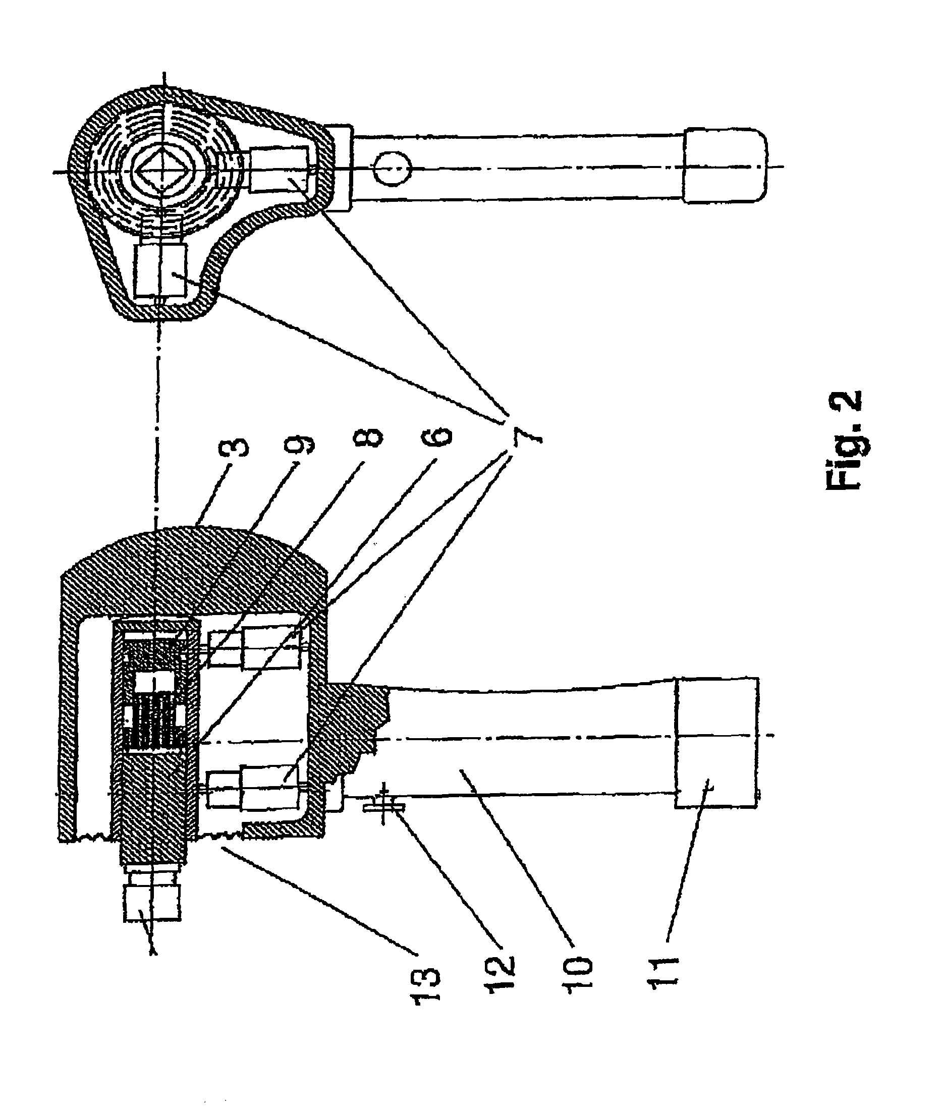 Device and method for treating parts of a human or animal body