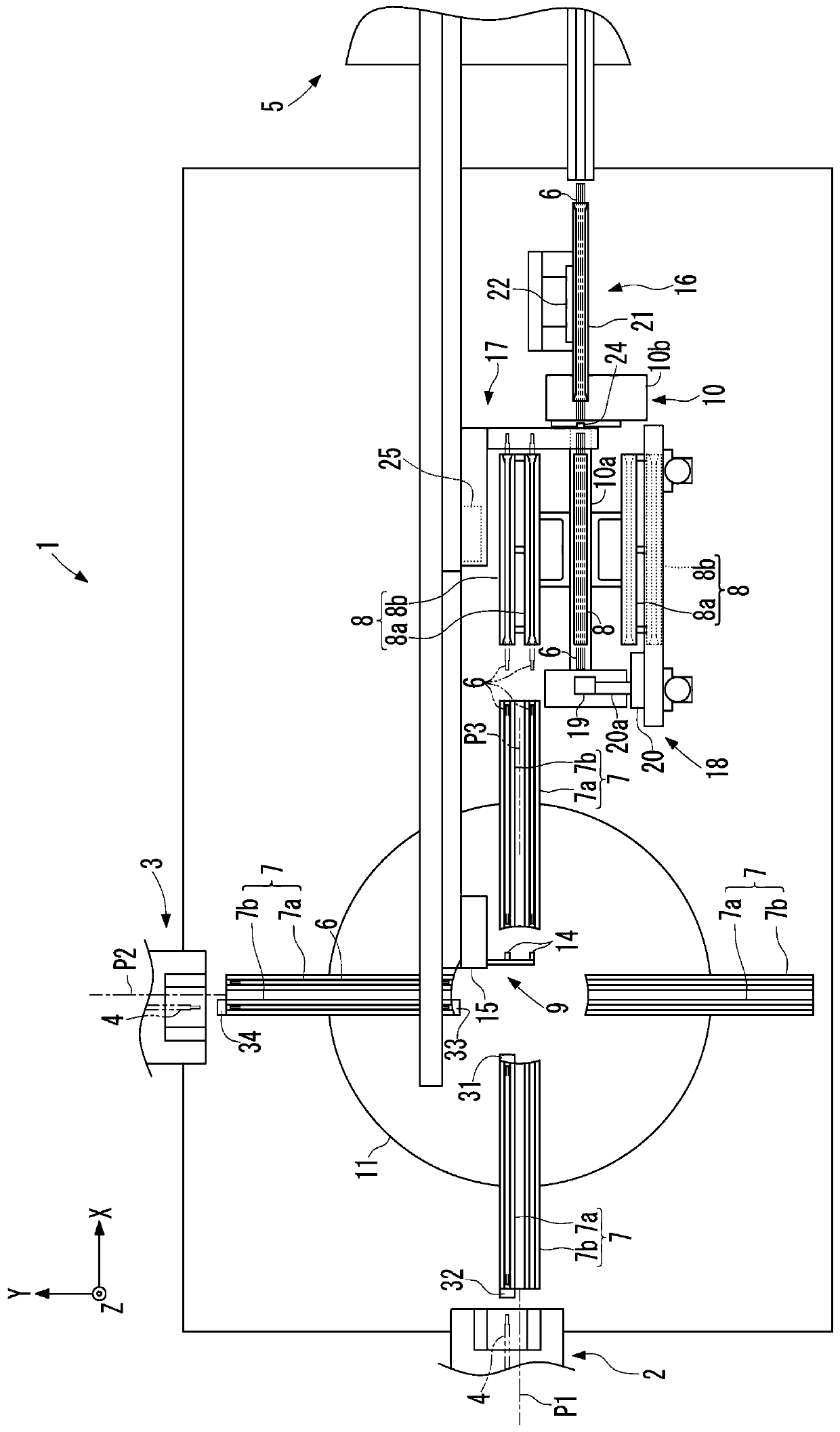 Workpiece storage method