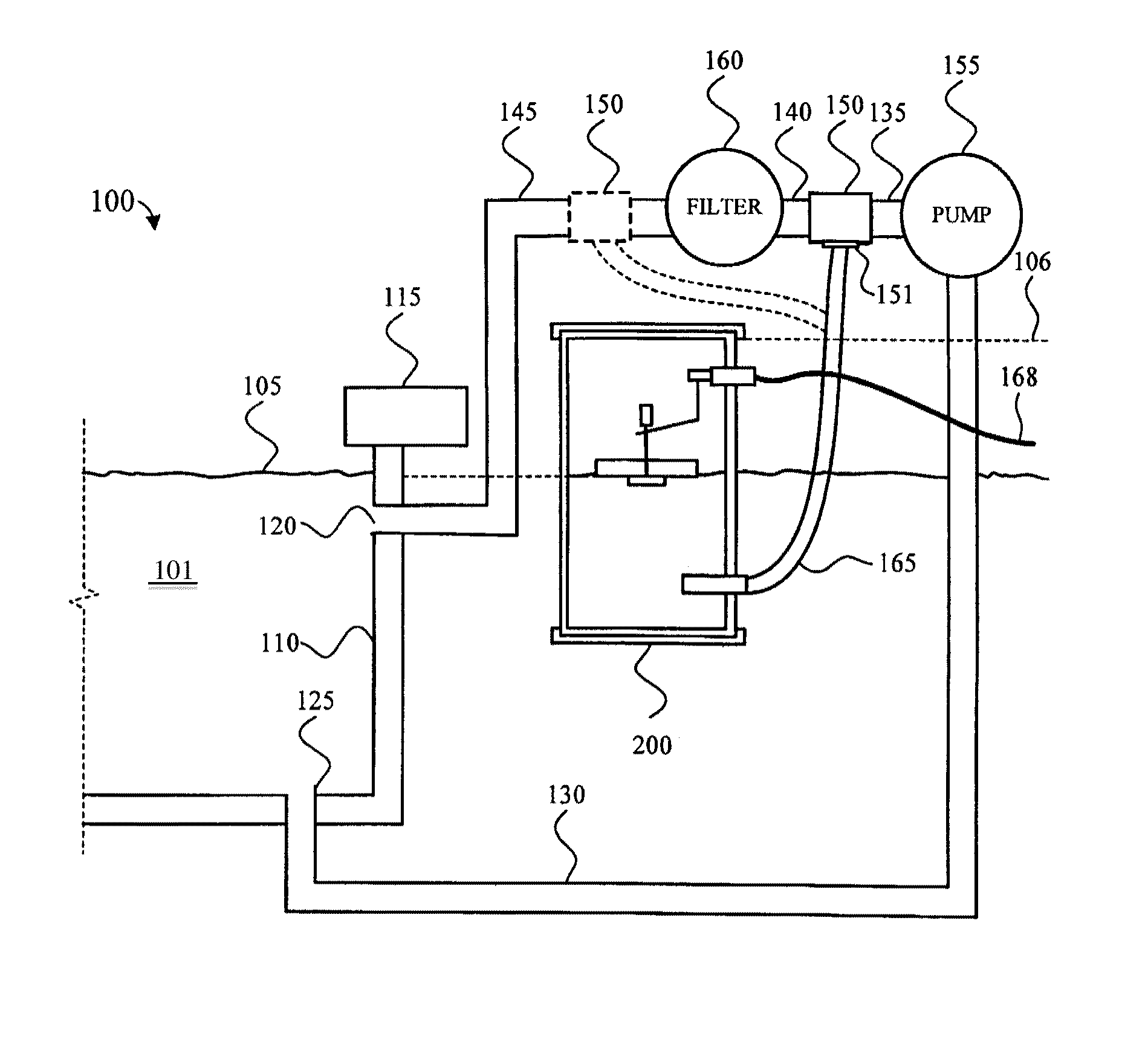 Automatic water leveler