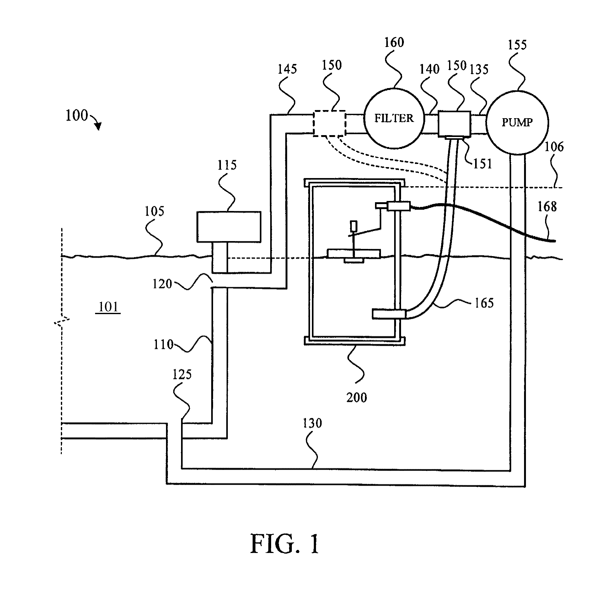 Automatic water leveler