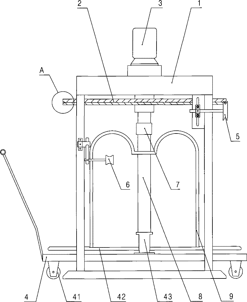 Vertical rolling machine