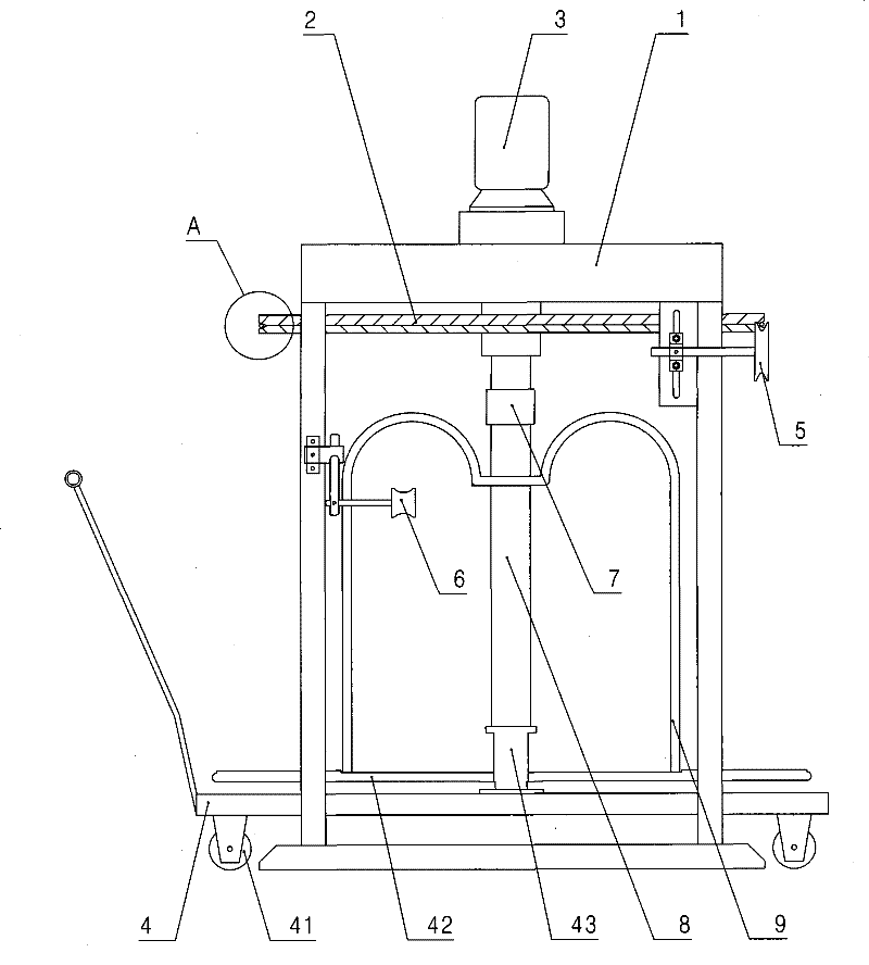 Vertical rolling machine