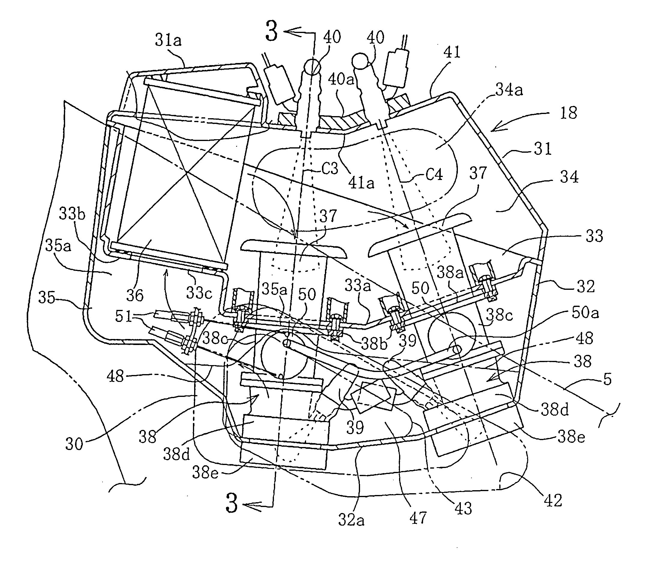 Intake air management apparatus for a vehicle, and motorcycle including same