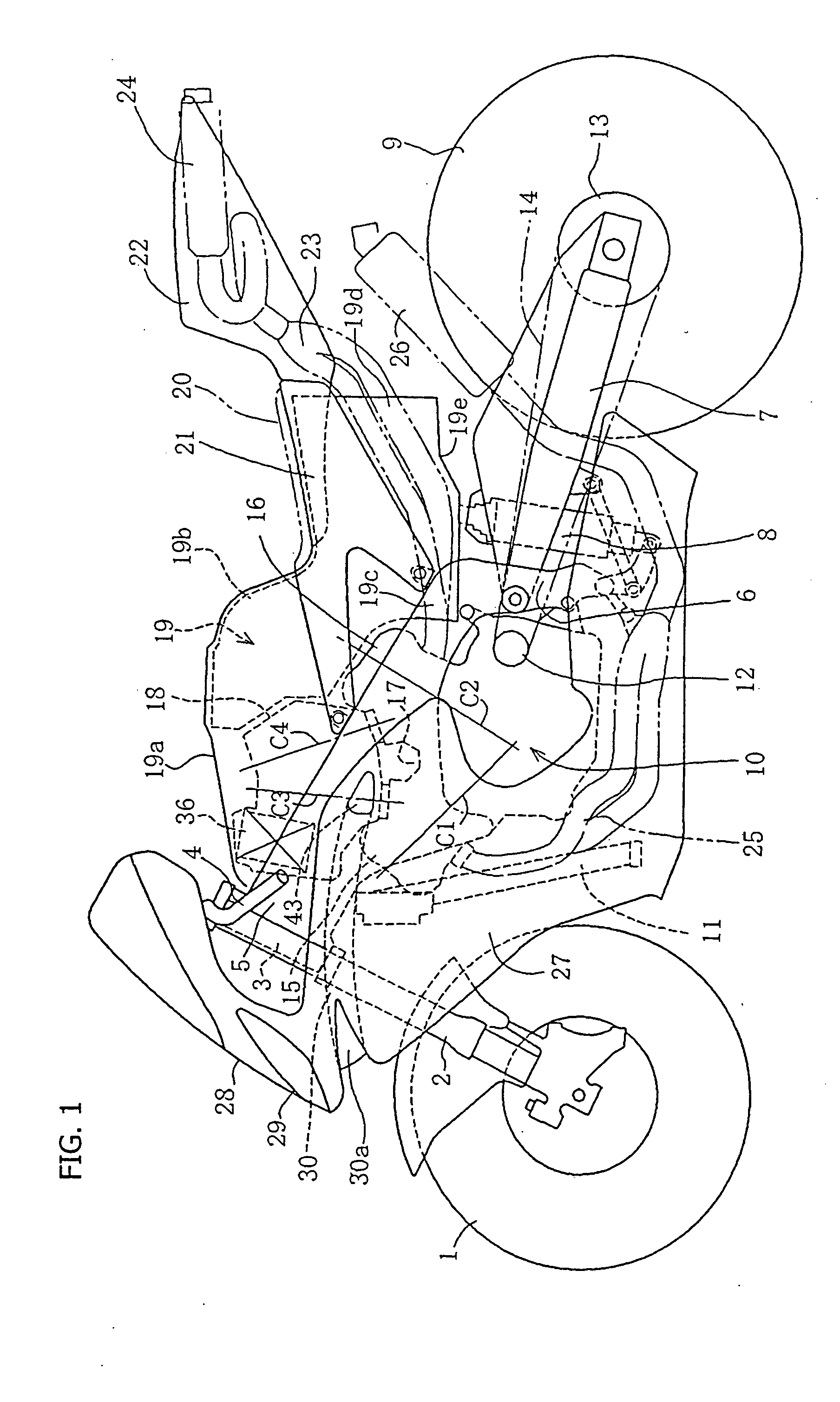 Intake air management apparatus for a vehicle, and motorcycle including same