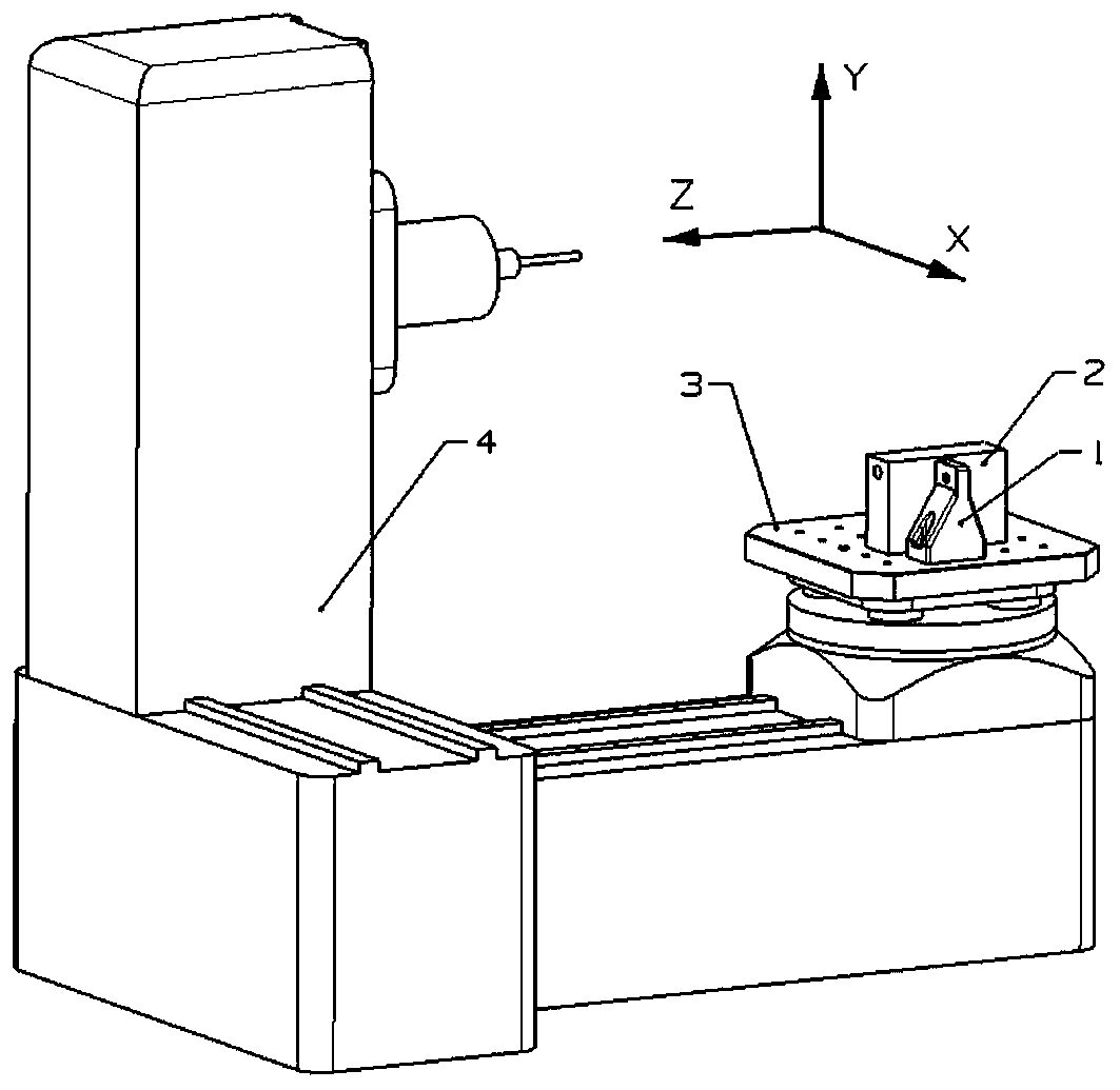 Rotary table boring rotation error measuring and compensating method