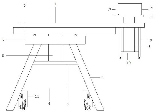Vertical shaft lap joint operation platform with safety protection