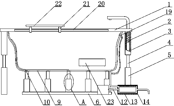 Improved isothermal hair removal bath device