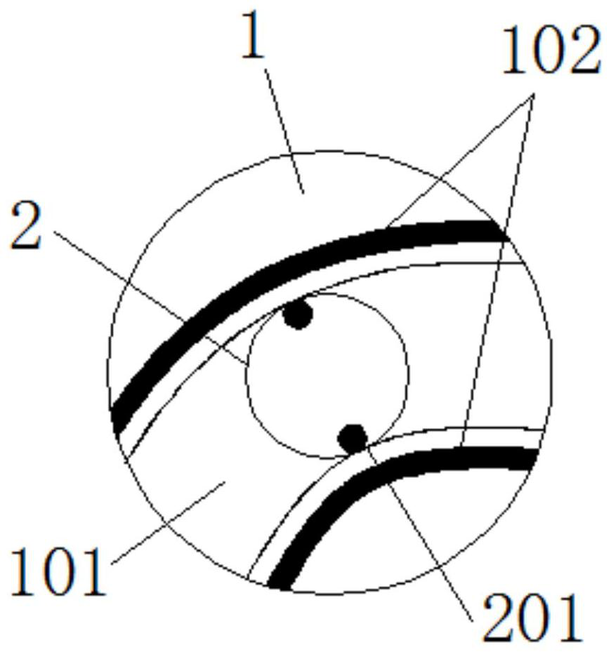 An integrated circuit punching device with continuous operation