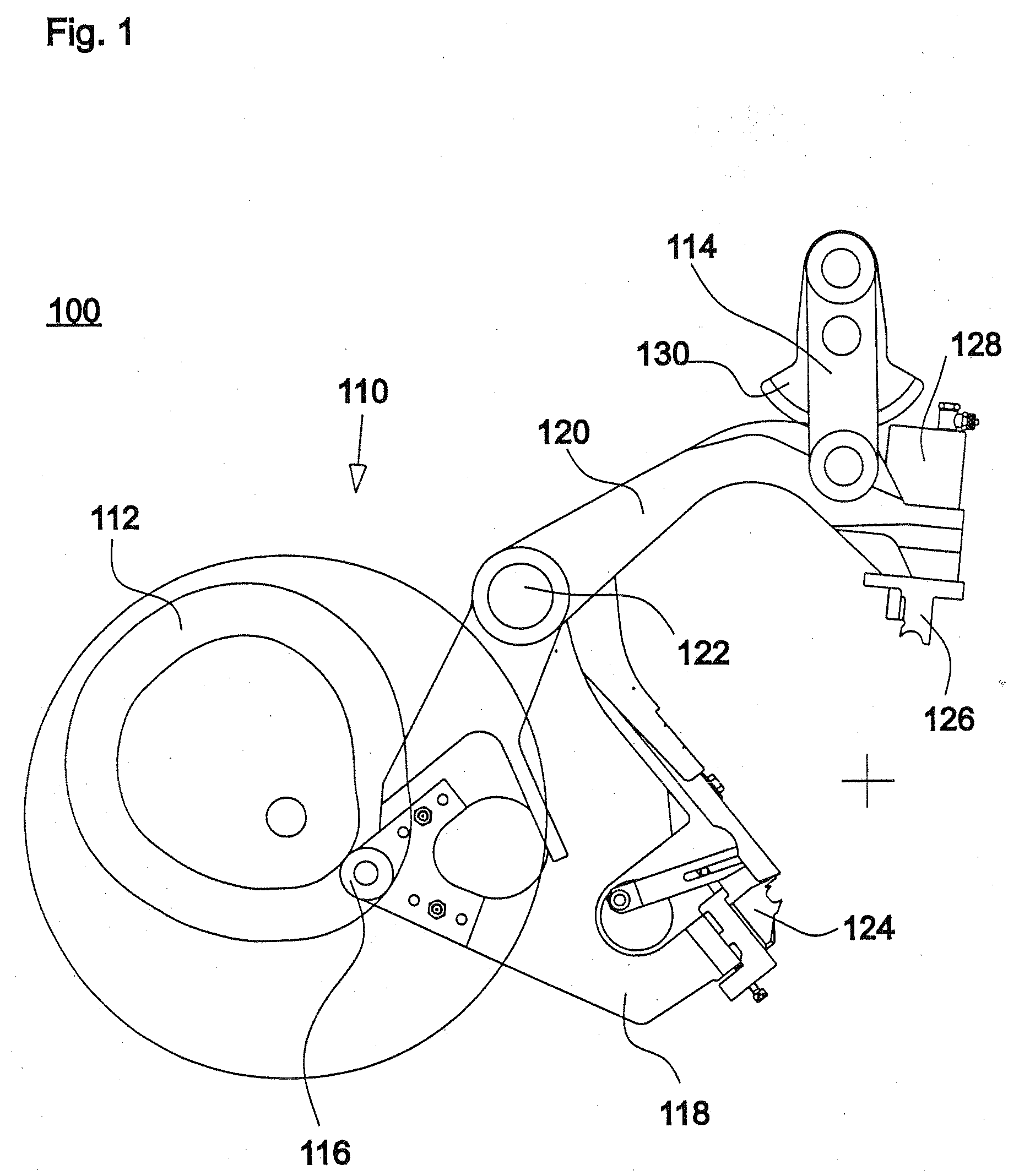 Clip machine comprising a closure lever and a process for the production of a closure lever