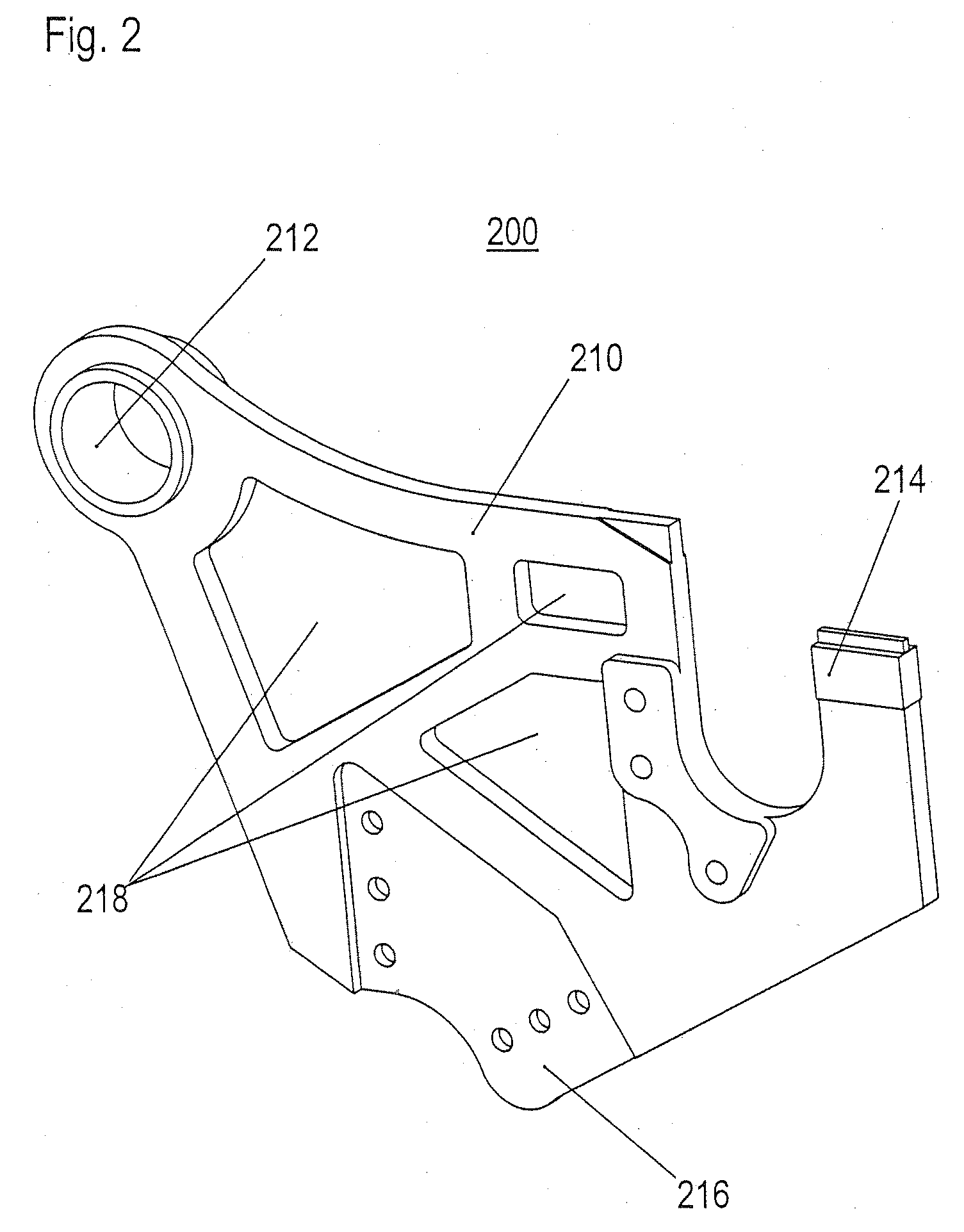 Clip machine comprising a closure lever and a process for the production of a closure lever