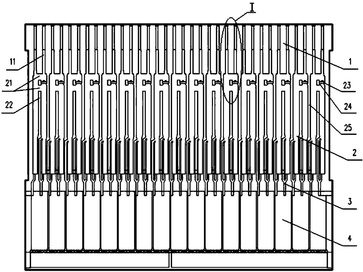 Heating level-regulable coke oven structure and heating level regulation method