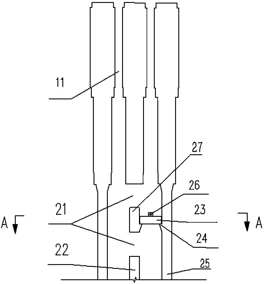 Heating level-regulable coke oven structure and heating level regulation method