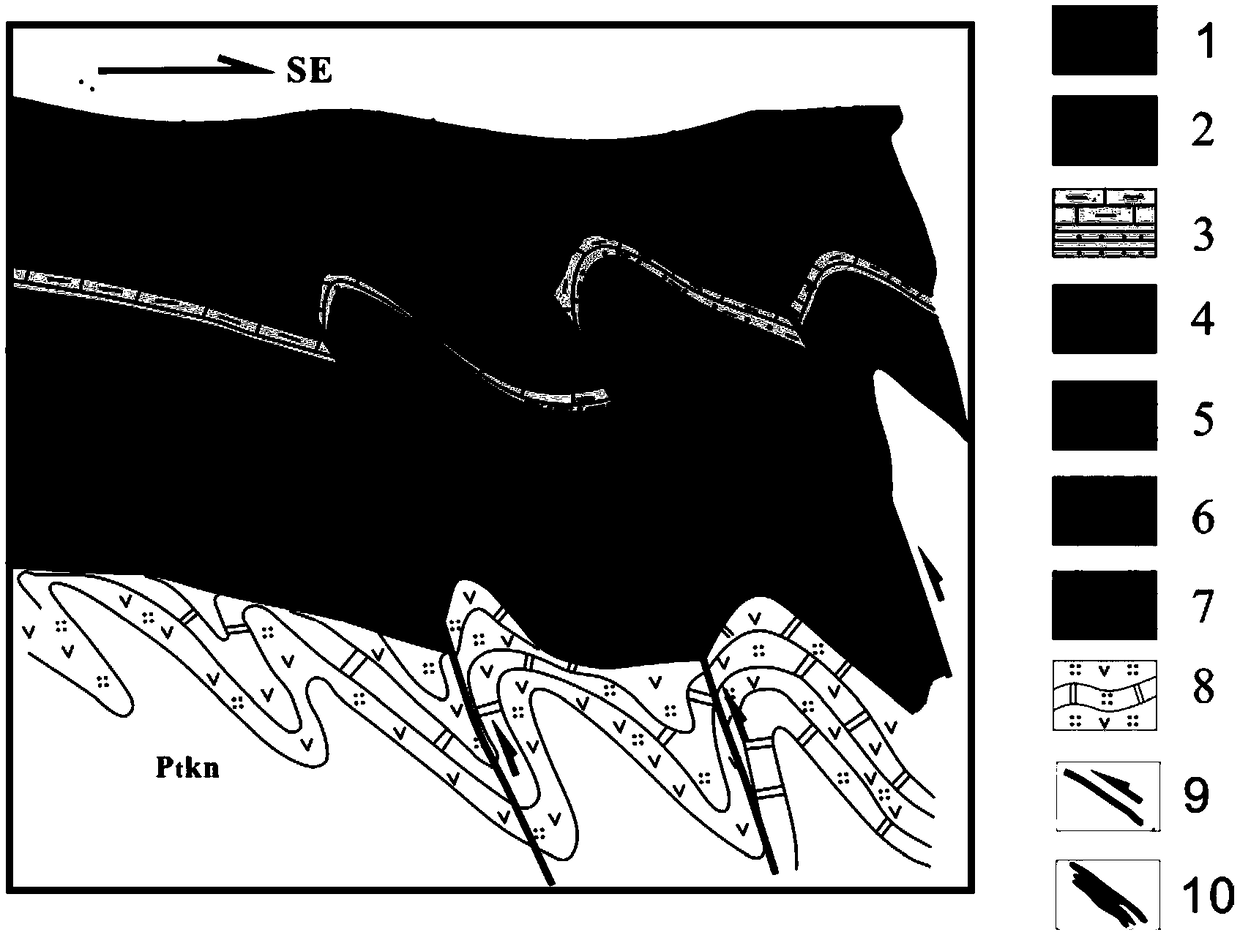 "Four-step" method for large-scale positioning and detection of deep hydrothermal deposits or ore bodies