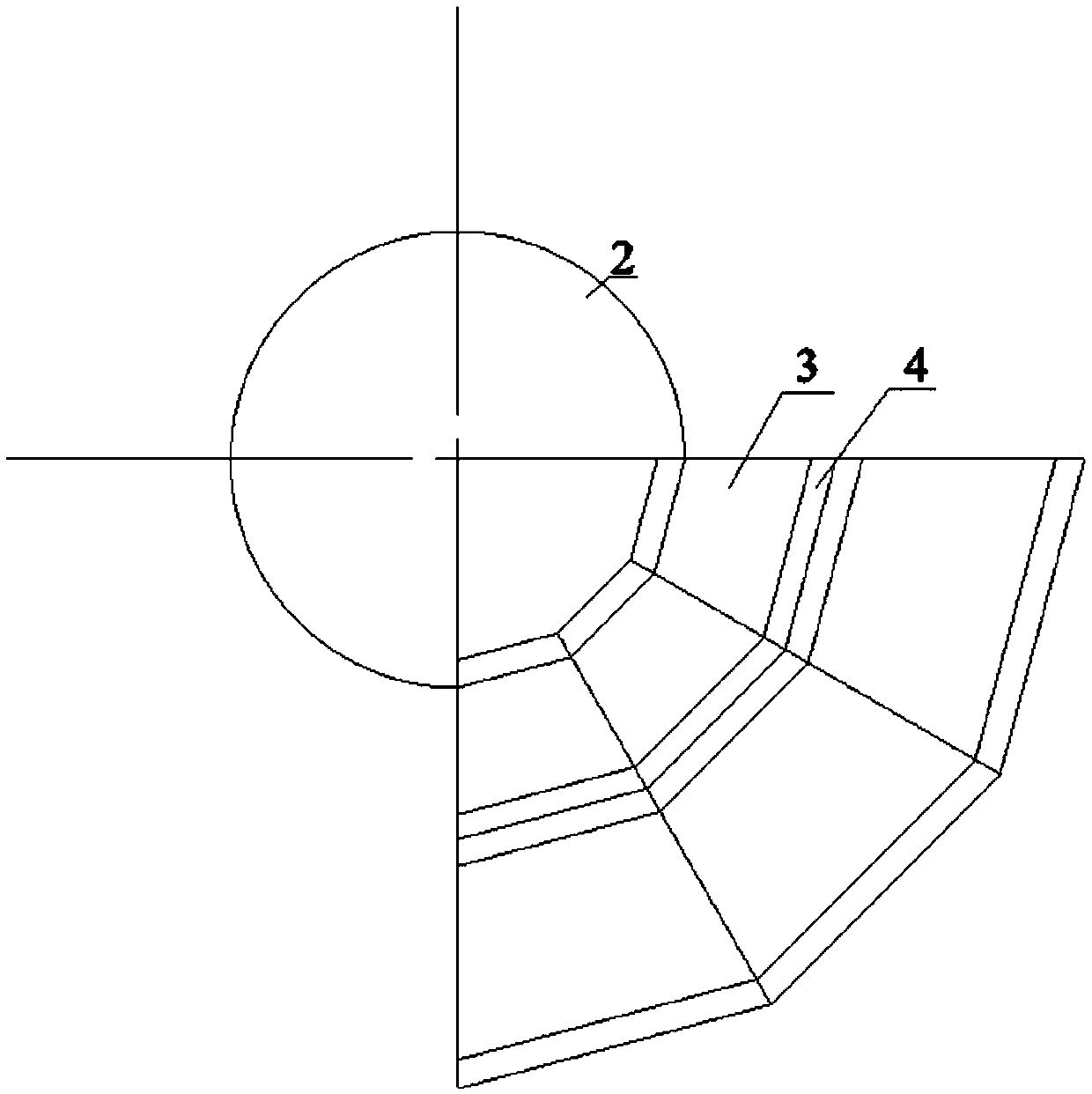 Offshore wind power composite cylinder-type basic washing-prevention device