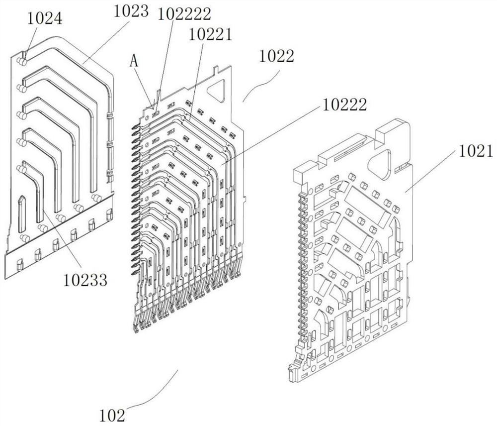 Shielding plate, terminal module using shielding plate and connector