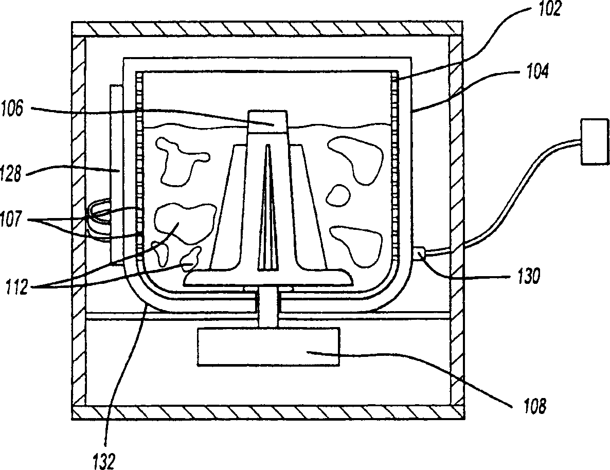 Washing machine with water control and associated method