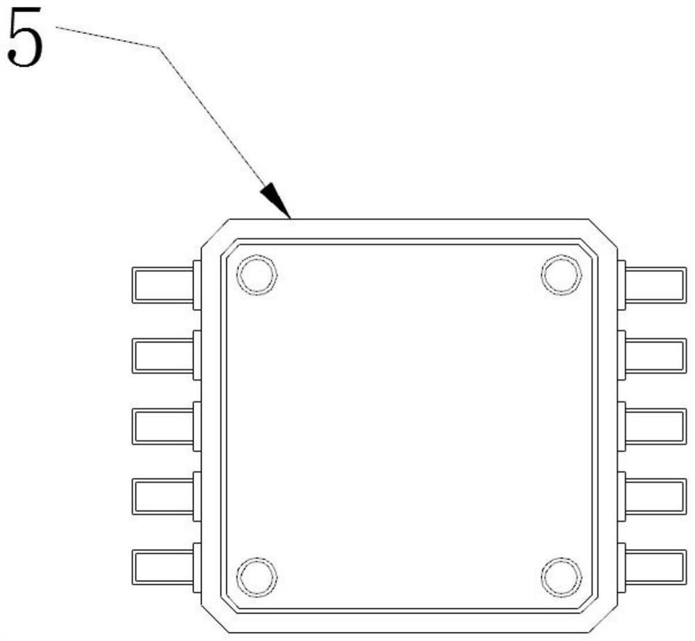 Power line carrier chip detection equipment capable of detecting chip insertion reset for multiple times