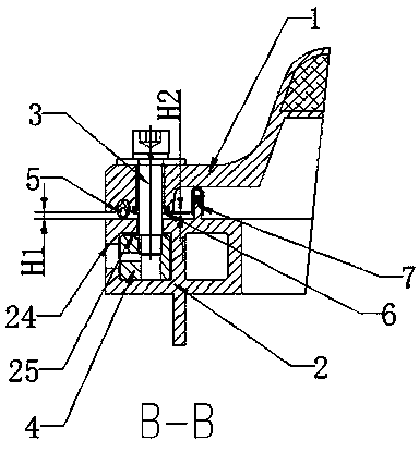 Sealing structure and method for top cover of top-mounted high-voltage equipment box of motor train unit