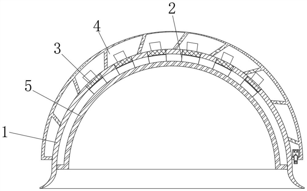 Safety helmet for engineering construction entrance