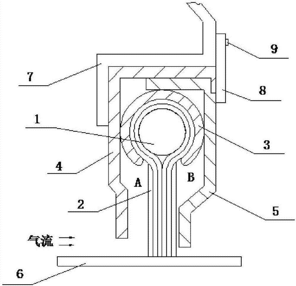 Sealing structure between stator and rotor of aero-engine