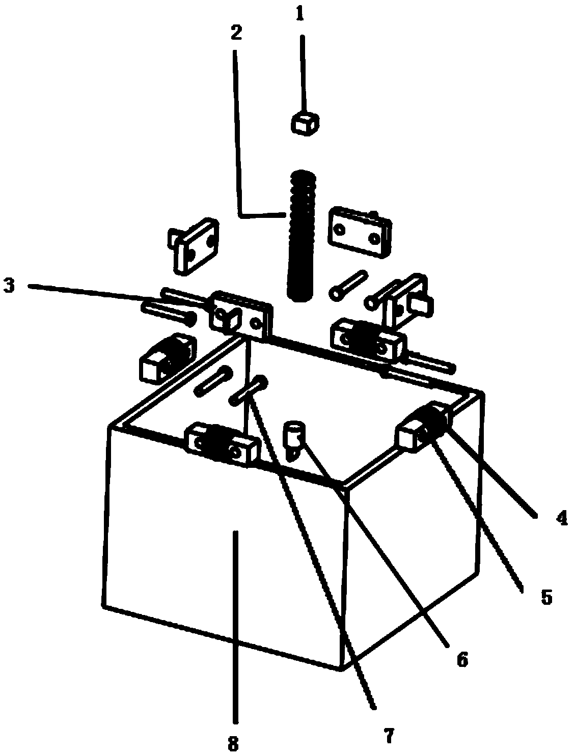 High-voltage switching device for potential therapeutic instrument