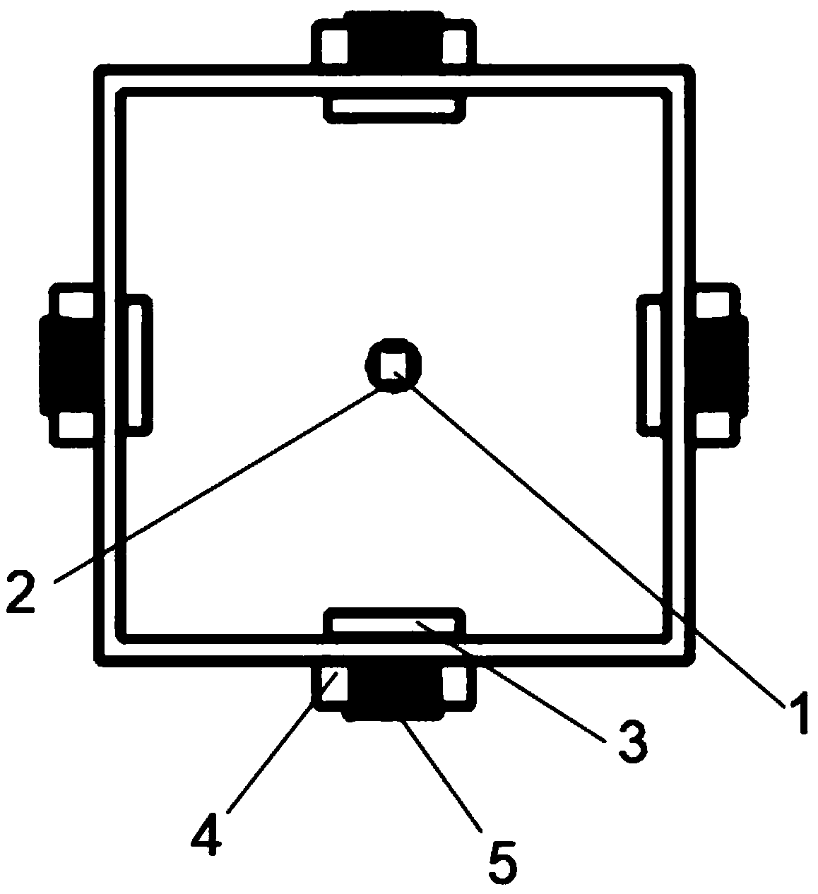 High-voltage switching device for potential therapeutic instrument