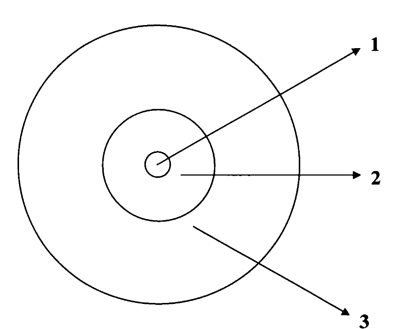 Thulium-doped tellurate glass doubly-clad optical fiber and preparation method thereof