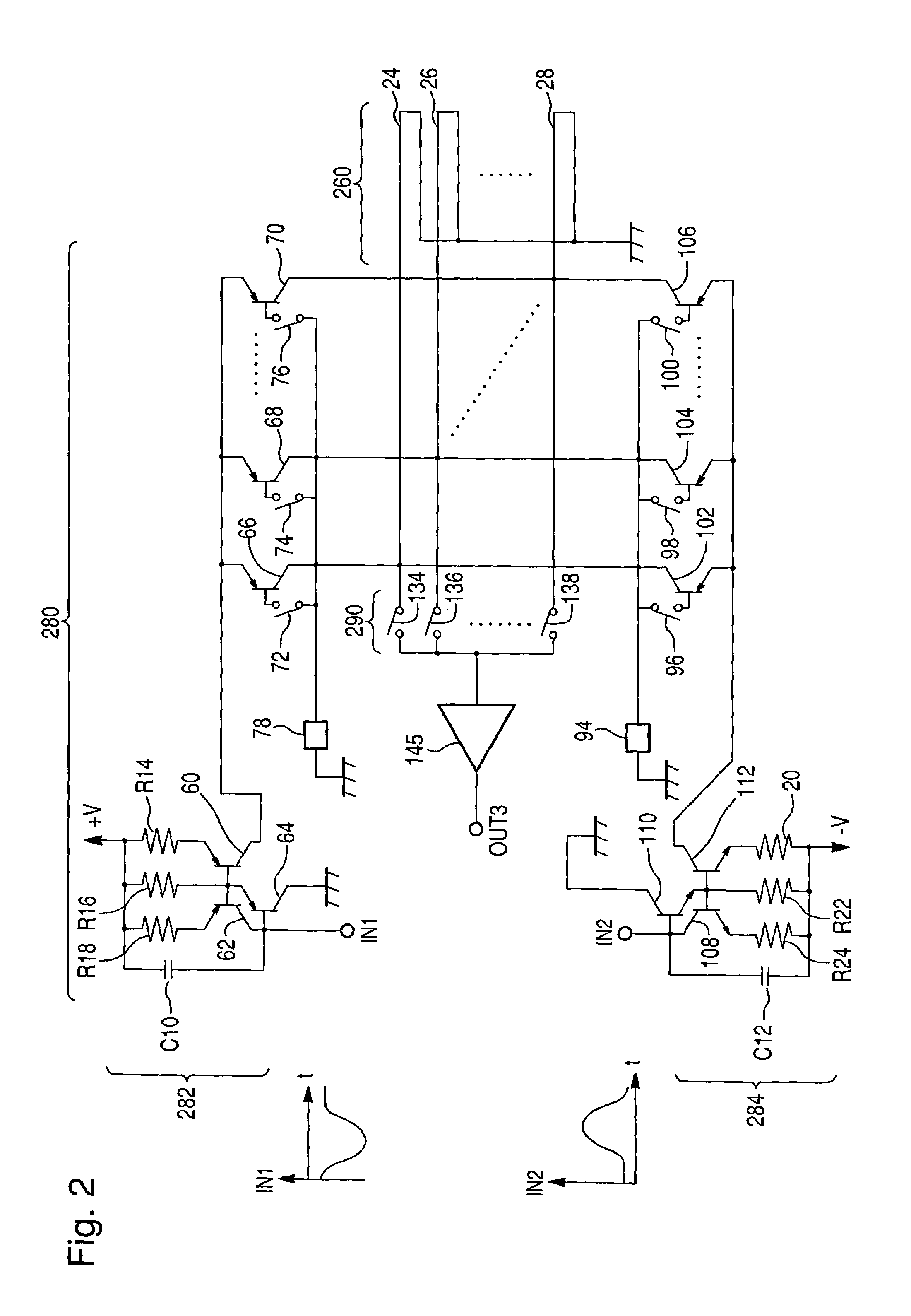Current feed circuit for sensor coils in coordinate input device
