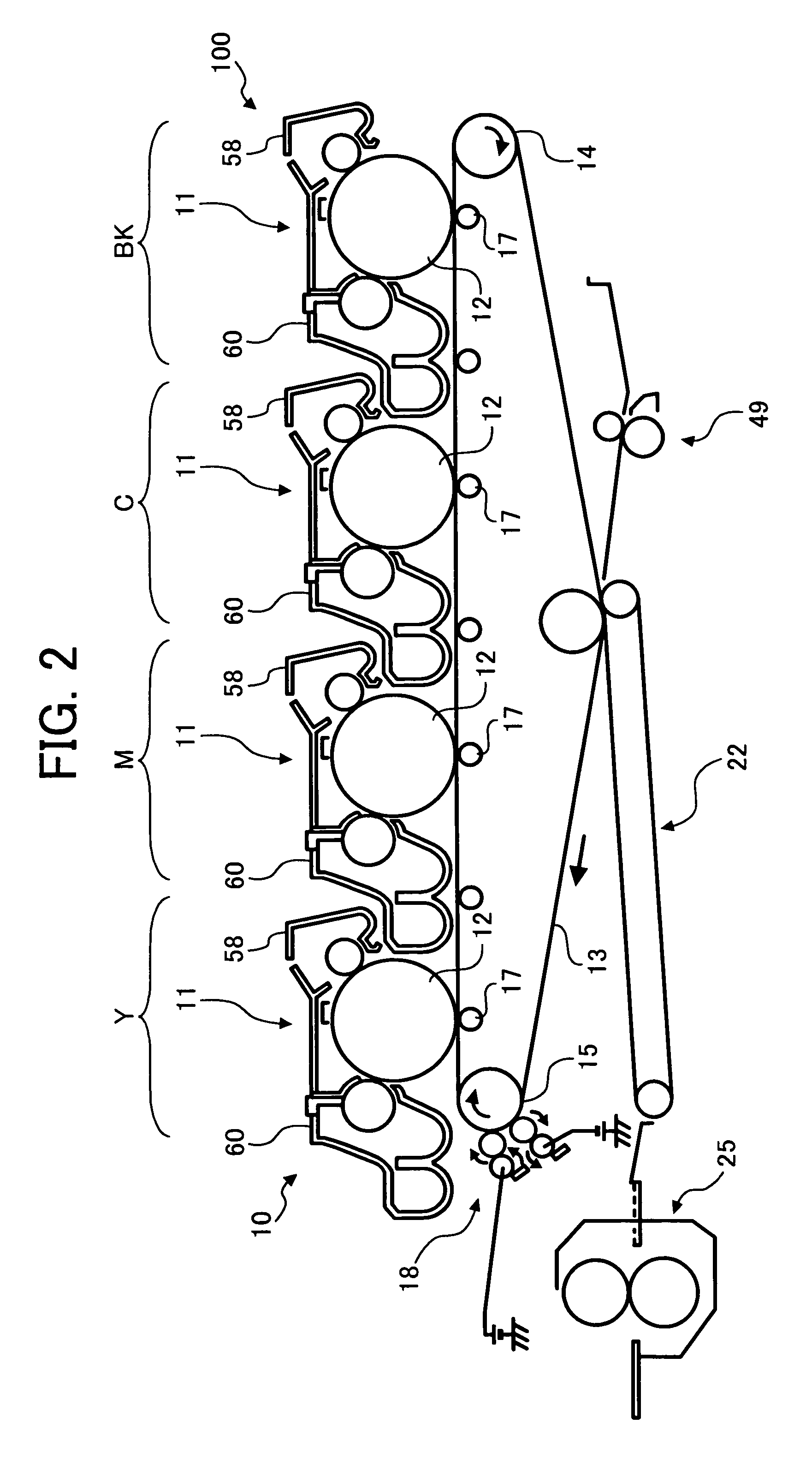Image forming method and apparatus including as easy-to-handle large capacity toner container