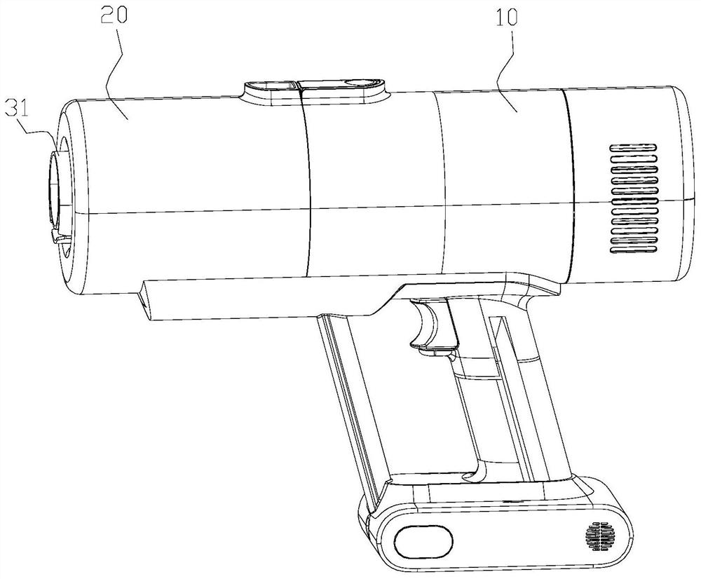 Ejection assembly of cleaning device and cleaning device