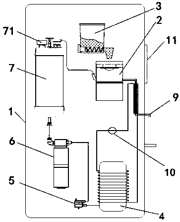 Special tea brewing machine for black tea